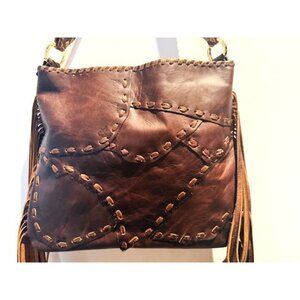 KurtMen Brown and Copper Buffalo Bill Large Shoulder Bag